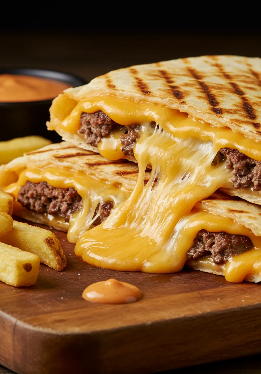 Melty Burger Quesadilla - secondary view